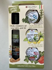 Collitali Dipping Bread Italian Condiments GIFT SET~Balsamic Dressing/Seasonings - Picture 1 of 8