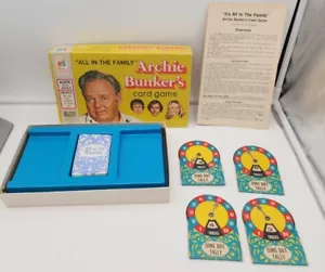 1972 "All In The Family Archie Bunker's Card Game" - Complete - Great Condition - Picture 1 of 3