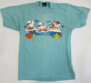 Vintage 1986 Vacation Ducks T-Shirt - Single Stitch - Size M - 80s Vintage - Picture 1 of 7