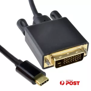 Type-C USB-C to DVI M/M Adapter Cable 1080P 4K For Microsoft Surface Pro 9 8+ 7+ - Bild 1 von 5