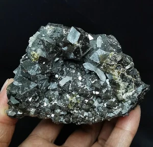 634g Natural Smoky Garnet Andradite Quartz Crystal Specimen Inner Mongolia - Picture 1 of 17