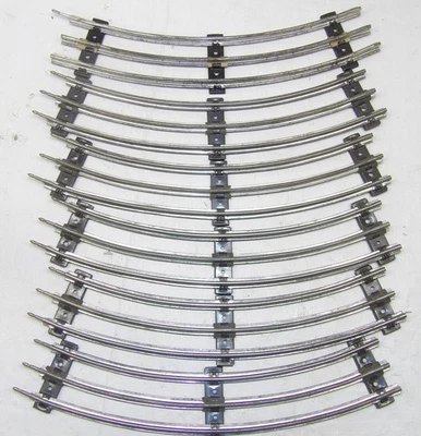 unbranded O27 gauge curve track black ties - pk of 6 used, fair condition - Image 1 of 2