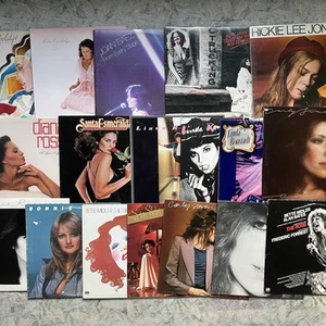 Female Rock Pop Vinyl Album Lot 70’s LP Records Carly Simon Rickie Lee Jones VG - Picture 1 of 5