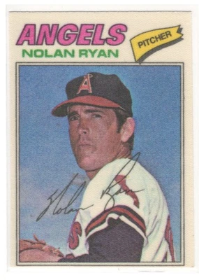 1977 Topps Baseball Patches Cloth Stickers - Nolan Ryan #40 - Image 1 of 2