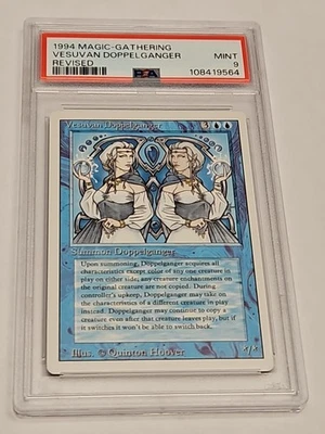PSA 9 Vesuvan Doppelganger Revised - Magic The Gathering Revised 1994 - Image 1 of 4