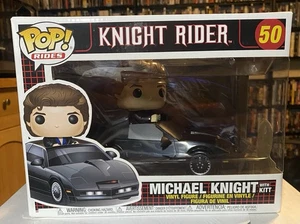 Funko Pop! Rides #50 Knight Rider Michael Knight W/KITT - Picture 1 of 6