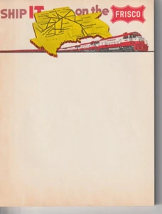 Old Vintage Original Frisco Railway Memo Pad - Picture 1 of 2