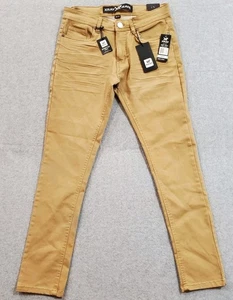 Neu mit Etikett Xray Jeans Herren khaki schmale Passform 5 Taschen Pendlerhose Größe 30 - Bild 1 von 8