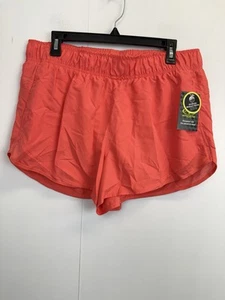 NEW ATHLETIC WORKS DRIWORKS Core Running Shorts Women’s L (12-14) Orange Neon - Picture 1 of 6