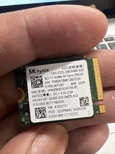 SK Hynix 256GB NVMe SSD Solid State Drive Dell KFV6T / 0KFV6T - Picture 1 of 2