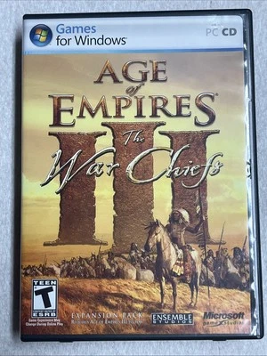 Age Of Empires 3 III The War Chiefs  PC Windows Microsoft ￼ - Image 1 of 2