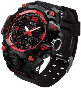 Men's Analog Sports Watch, LED Military Digital Watch Electronic Stopwatch La... - Picture 1 of 5