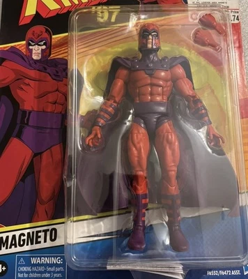 Figura de acción retro MAGNETO 6 pulgadas Hasbro Marvel Legends Series X-Men 97 Foto 1 de 2
