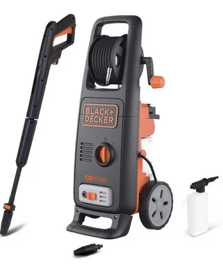 Black & Decker 1700W High Pressure Washer Jet Wash Jetwasher 130 Bar BXPW1700E - Image 1 of 3