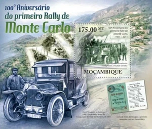 Mozambique - 2011 Monte Carlo Auto Rally Races Stamp S/S 13A-545 - Picture 1 of 1