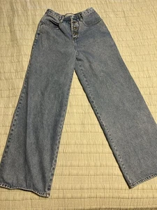 Vintage Zana Di weites Bein helle Waschung Baggy Skater Hipster Jeans Größe 5/6 Y2K - Bild 1 von 6