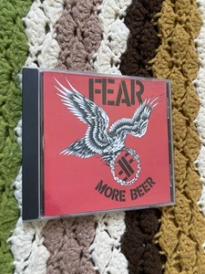 FEAR More Beer VTG Original 1988 CD Lee Ving Philo Cramer Punk Restless Records - Picture 1 of 3