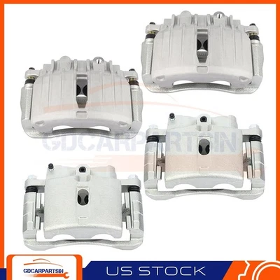 2x Pinzas de freno delanteras y 2x traseras para 2001 02 03 04 05 06 GMC Sierra 1500 Foto 1 de 4