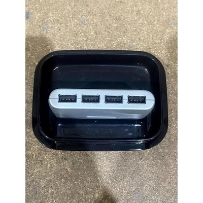 Belkin F5U706ea 7 Port USB 2.0 2-In-1 Travel Hub Black 480Mbps For Desktop PC - Image 1 of 4