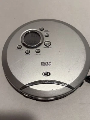 Reproductor de CD portátil DURABRAND CD-916 de colección + RADIO AM-FM probado sin cable de alimentación Foto 1 de 3