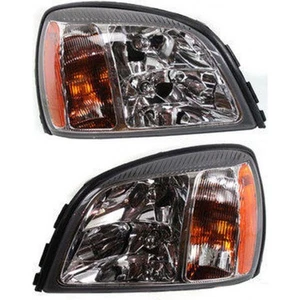 Par de faros para Cadillac Deville 2000 2001 2002 lado pasajero y conductor DOT - Imagen 1 de 4
