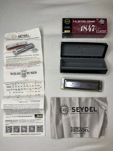 Blues Wilde Tuned Rock Harmonica Seydel 1847 Classic Key C Used Boxed - Picture 1 of 13