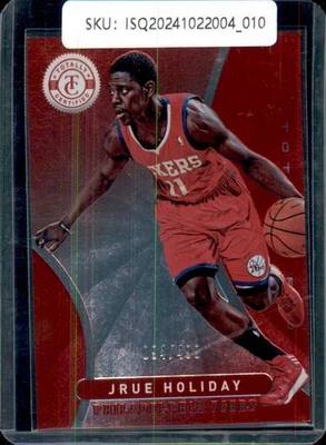 2012 Panini Totally Certified Jrue Holiday /499 Totally Red #104 - Image 1 of 2