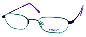 FLEXON MARCHON KIDS 91 NOS Green/Purple 46-19-130 Eyeglasses Frame - Picture 1 of 11