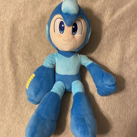 San-ei Sanei 15” M Mega Man Plush Japan Rockman No Tags Larger Size Cover