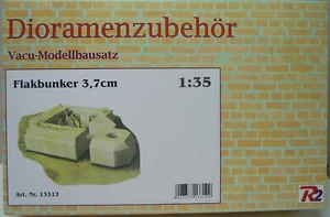Flakbunker 3,7CM, Accesorios Diorama, 1 :3 5 , Set de Modelismo- Vacu ,R2, Nuevo - Imagen 1 de 2