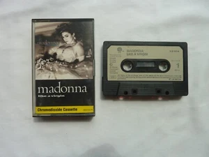 Madonna Like A Virgin 9 track UK cassette album Chrome tape geometric edge - Picture 1 of 3