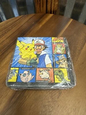 Vintage Designware Pokemon Napkins 16 Ct Party Ash Pikachu Sandshrew Jigglypuff - Image 1 of 2