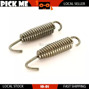 2Pcs Exhaust Spring Pipe Muffler 57mm For Kawasaki KX65 2000-2019 2020 2021 2022 - Picture 1 of 1