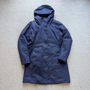 Arc'teryx Patera Parka Goretex Down Coat Navy Womens XL #ARC327 - Picture 1 of 12