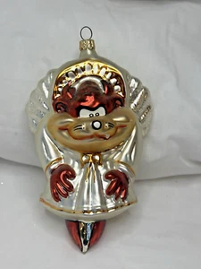 VTG 1995 Christopher Radko WARNER BROS TAZ ANGEL Looney Tunes Ornament VGUC - Picture 1 of 6