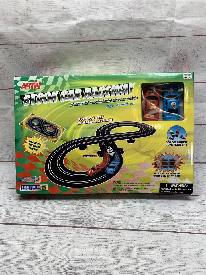 RARE Artin Street Tuners Slot car race set complete