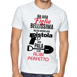 Tshirt Papà - idea regalo - figlia bellissima - maglietta figa - Photo 1/1
