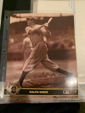 1990 MLB LINE DRIVE  RALPH KINER 8x10 ACTION COLOR PHOTO PITTSBURGH PIRATES