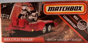 Matchbox Power Grabs 2021 #99 MBX Cycle Trailer NIB - Picture 1 of 2
