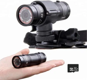 Motorcycle Helmet Camera, Bike Video Camera- 1080p Sports Action Camera Black - Picture 1 of 6