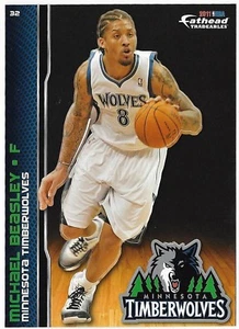 PEGATINA MICHAEL BEASLEY FATHEAD TRADEABLES MINNESOTA TIMBERWOLVES 2011 #32 - Imagen 1 de 11