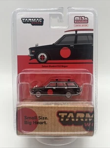 Tarmac Works Datsun Bluebird 510 Vagón con Tabla de Surf 2022 MiJo Exclusives 1/64 - Imagen 1 de 5