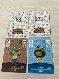animal crossing new horizons amiibo karte Prince 130 Jitters 39two mystery shinys - Bild 1 von 1