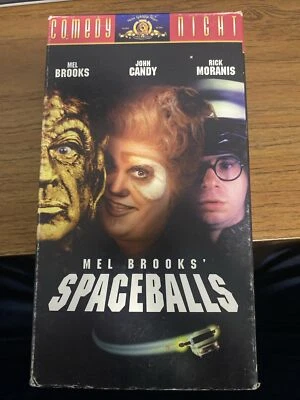 1977 SPACEBALLS VHS MOVIE MEL BROOKS, JOHN CANDY, RICK MORANIS Rare Collectors Foto 1 de 2