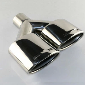 For AMG Dual Universal Exhaust Stainless Steel Oval Exhaust Tip - Right Side 2.1 - Picture 1 of 7