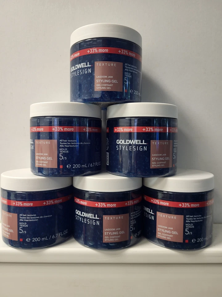 Goldwell Lagoom Jam 6x 200ml XXL Haargel ultra volume Neue Aufmachung - Bild 1 von 1