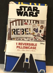 Star Wars 1 Reversible Pillowcase Disney 20"X30" Condition Is New - Picture 1 of 2