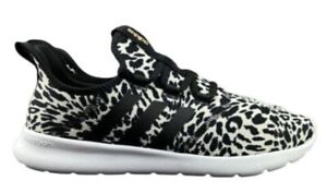 Adidas Cloudfoam Pure 2.0 Leopard Print Beige Black Shoes GW4347 Size 7.5 Womens