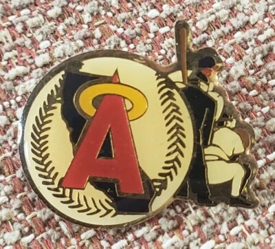 CALIFORNIA ANGELS "BIG A" LOGO" Lapel Pin - UMPIRE - Image 1 of 2