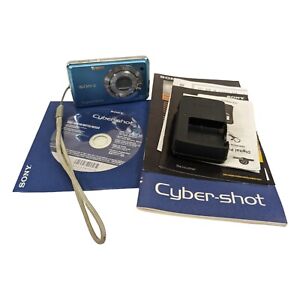 Sony Cybershot DSC-W220 Blue 2.7" Screen 12.1MP 4x Optical Zoom Digital Camera